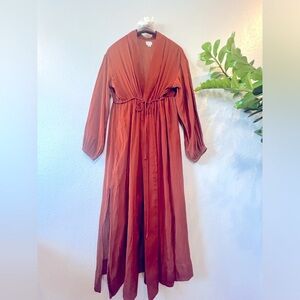 Long Beach Kimono Cardigan Open Front Bikini Swimsuit Cover Ups With Drawstring